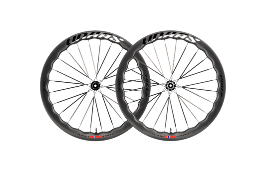 UNAAS PRO2 Carbon Wheelset Wave Rim - 50mm Rim Depth